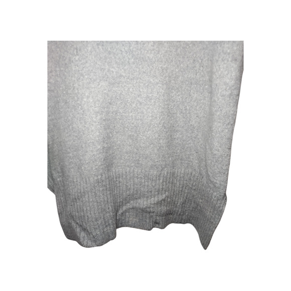 Fate Womens Sleeveless Turtleneck Cashmere Blend Sweater Dress Gray Large - Picture 8 of 16